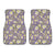 Daisy Pattern Print Design DS011 Car Floor Mats-JorJune