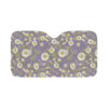 Daisy Pattern Print Design DS011 Car Sun Shade-JorJune