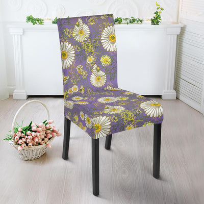 Daisy Pattern Print Design DS011 Dining Chair Slipcover-JORJUNE.COM