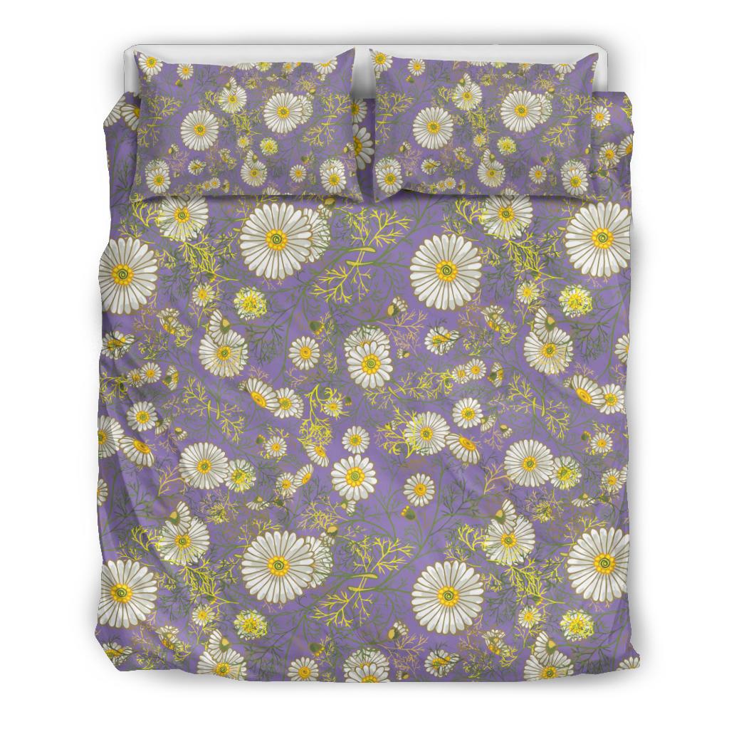 Daisy Pattern Print Design DS011 Duvet Cover Bedding Set-JORJUNE.COM