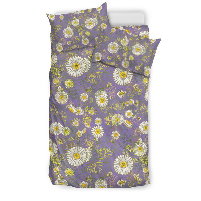 Daisy Pattern Print Design DS011 Duvet Cover Bedding Set-JORJUNE.COM