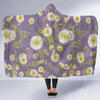 Daisy Pattern Print Design DS011 Hooded Blanket-JORJUNE.COM