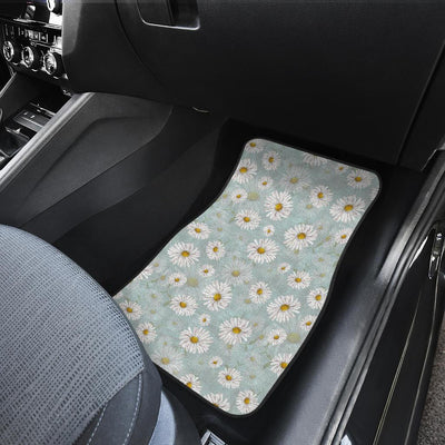 Daisy Pattern Print Design DS012 Car Floor Mats-JorJune