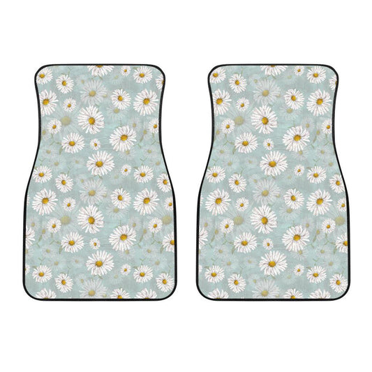 Daisy Pattern Print Design DS012 Car Floor Mats-JorJune
