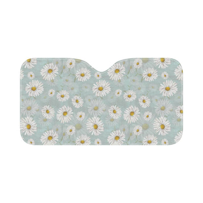 Daisy Pattern Print Design DS012 Car Sun Shade-JorJune