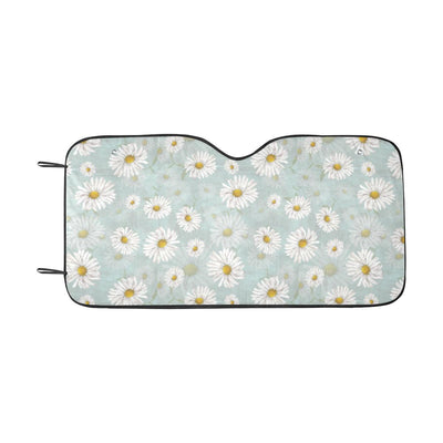 Daisy Pattern Print Design DS012 Car Sun Shade-JorJune