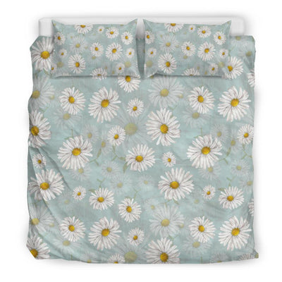 Daisy Pattern Print Design DS012 Duvet Cover Bedding Set-JORJUNE.COM