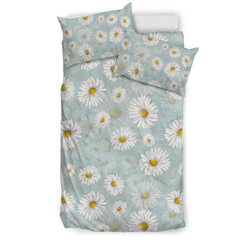 Daisy Pattern Print Design DS012 Duvet Cover Bedding Set-JORJUNE.COM