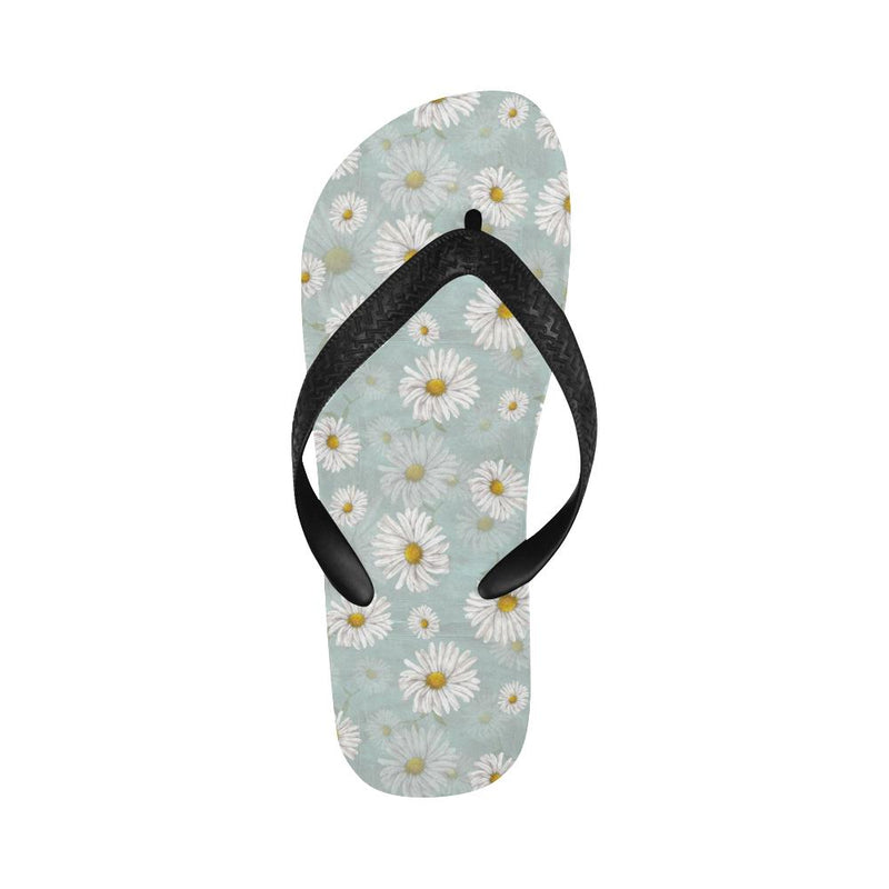 Daisy Pattern Print Design DS012 Flip Flops-JorJune