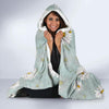 Daisy Pattern Print Design DS012 Hooded Blanket-JORJUNE.COM