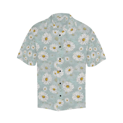 Daisy Pattern Print Design DS012 Men Hawaiian Shirt-JorJune