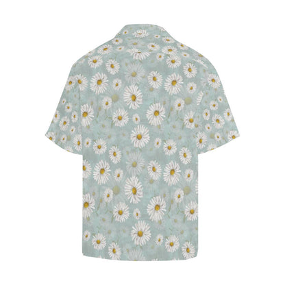 Daisy Pattern Print Design DS012 Men Hawaiian Shirt-JorJune