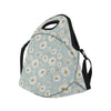 Daisy Pattern Print Design DS012 Neoprene Lunch Bag-JorJune