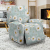 Daisy Pattern Print Design DS012 Recliner Slipcover-JORJUNE.COM