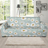 Daisy Pattern Print Design DS012 Sofa Slipcover-JORJUNE.COM