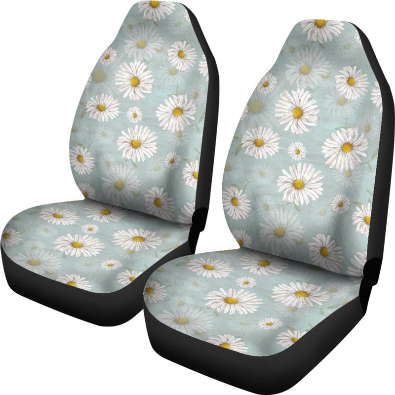 Daisy Pattern Print Design DS012 Universal Fit Car Seat Covers