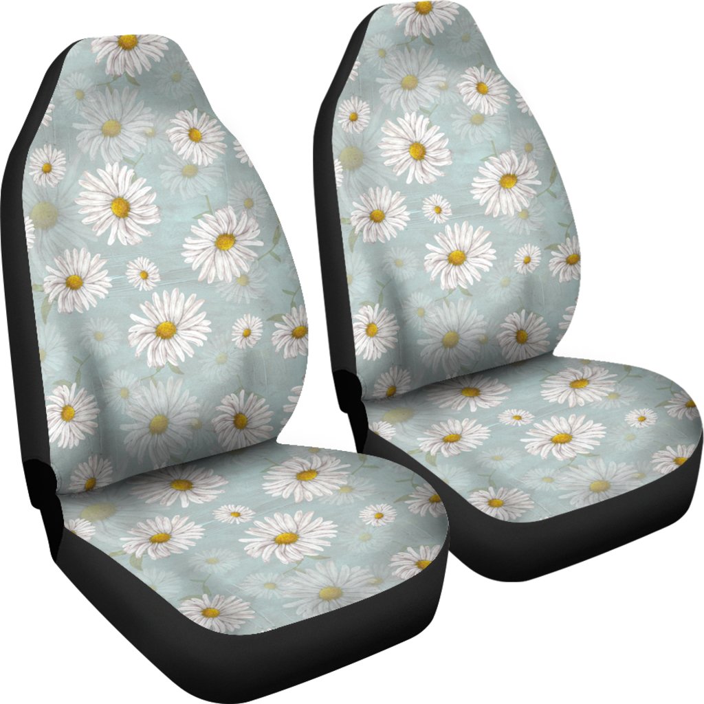 Daisy Pattern Print Design DS012 Universal Fit Car Seat Covers