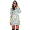 Daisy Pattern Print Design DS012 Women Hoodie Dress