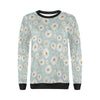 Daisy Pattern Print Design DS012 Women Long Sleeve Sweatshirt-JorJune