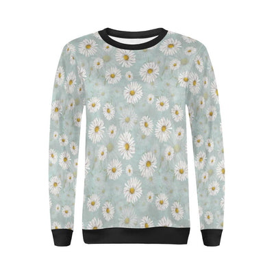 Daisy Pattern Print Design DS012 Women Long Sleeve Sweatshirt-JorJune