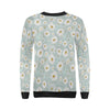 Daisy Pattern Print Design DS012 Women Long Sleeve Sweatshirt-JorJune