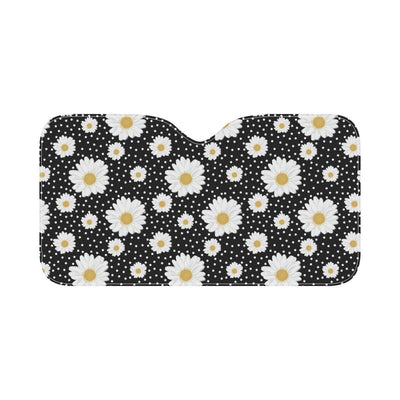 Daisy Pattern Print Design DS02 Car Sun Shade-JorJune