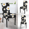 Daisy Pattern Print Design DS02 Dining Chair Slipcover-JORJUNE.COM