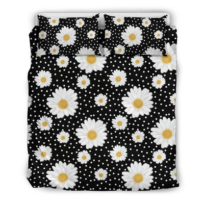 Daisy Pattern Print Design DS02 Duvet Cover Bedding Set-JORJUNE.COM