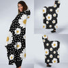 Daisy Pattern Print Design DS02 Hooded Blanket-JORJUNE.COM