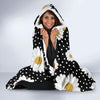 Daisy Pattern Print Design DS02 Hooded Blanket-JORJUNE.COM