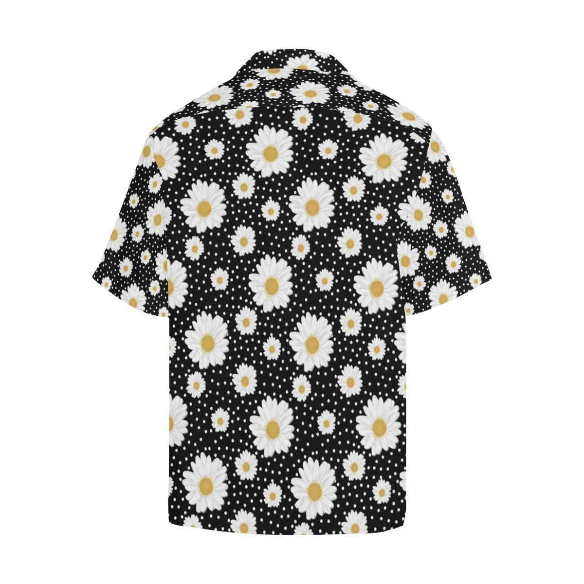 Daisy Pattern Print Design DS02 Men Hawaiian Shirt-JorJune