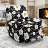 Daisy Pattern Print Design DS02 Recliner Slipcover-JORJUNE.COM