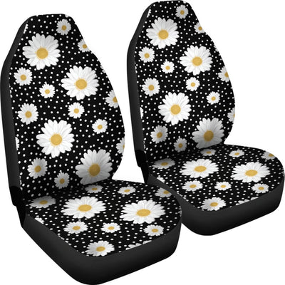 Daisy Pattern Print Design DS02 Universal Fit Car Seat Covers