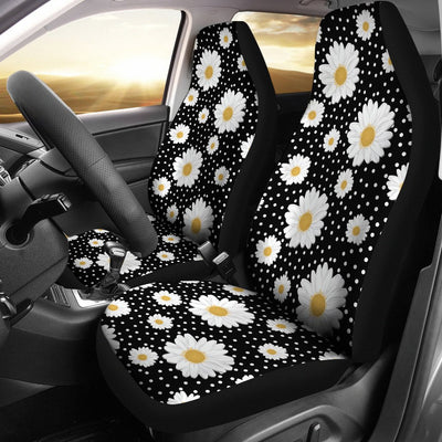 Daisy Pattern Print Design DS02 Universal Fit Car Seat Covers