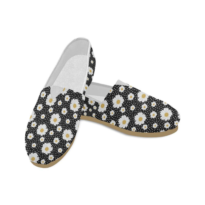 Daisy Pattern Print Design DS02 Women Casual Shoes-JorJune.com