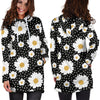 Daisy Pattern Print Design DS02 Women Hoodie Dress