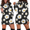 Daisy Pattern Print Design DS02 Women Hoodie Dress