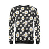 Daisy Pattern Print Design DS02 Women Long Sleeve Sweatshirt-JorJune