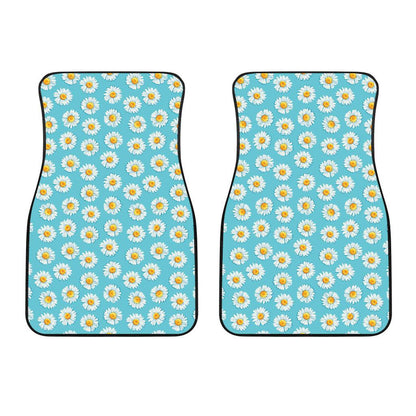 Daisy Pattern Print Design DS03 Car Floor Mats-JorJune