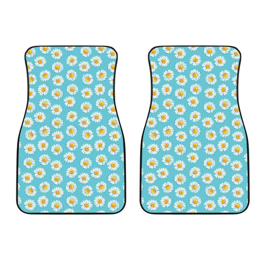 Daisy Pattern Print Design DS03 Car Floor Mats-JorJune