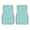 Daisy Pattern Print Design DS03 Car Floor Mats-JorJune