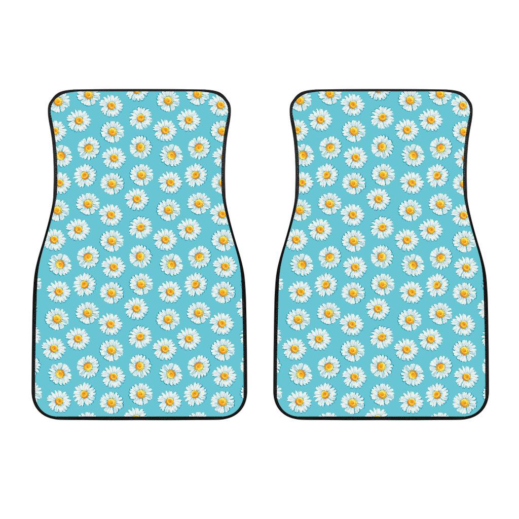 Daisy Pattern Print Design DS03 Car Floor Mats-JorJune