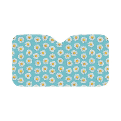 Daisy Pattern Print Design DS03 Car Sun Shade-JorJune