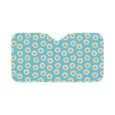 Daisy Pattern Print Design DS03 Car Sun Shade-JorJune