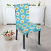 Daisy Pattern Print Design DS03 Dining Chair Slipcover-JORJUNE.COM