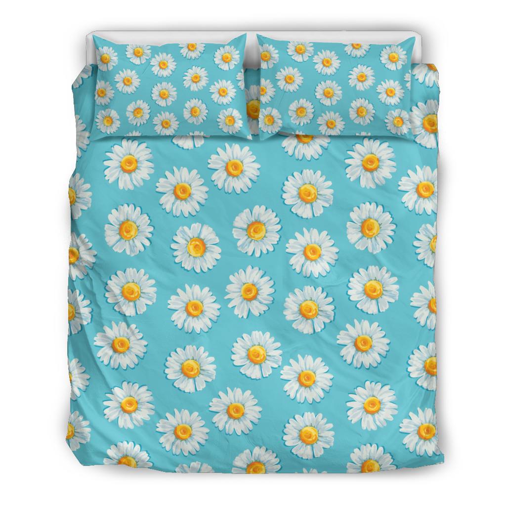 Daisy Pattern Print Design DS03 Duvet Cover Bedding Set-JORJUNE.COM