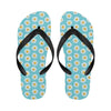 Daisy Pattern Print Design DS03 Flip Flops-JorJune