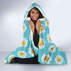 Daisy Pattern Print Design DS03 Hooded Blanket-JORJUNE.COM