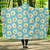 Daisy Pattern Print Design DS03 Hooded Blanket-JORJUNE.COM