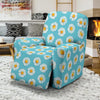 Daisy Pattern Print Design DS03 Recliner Slipcover-JORJUNE.COM